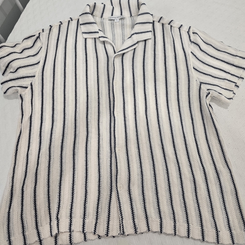 Mens Banana Republic SS Shirt XL